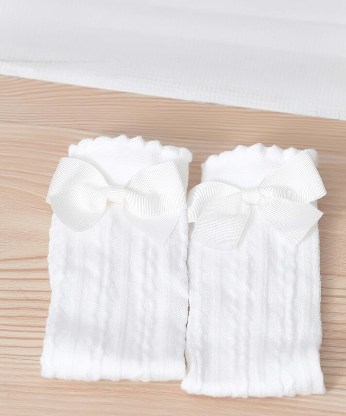 Dafne Aksesuarlı Dizaltı Çocuk Çorap - 2