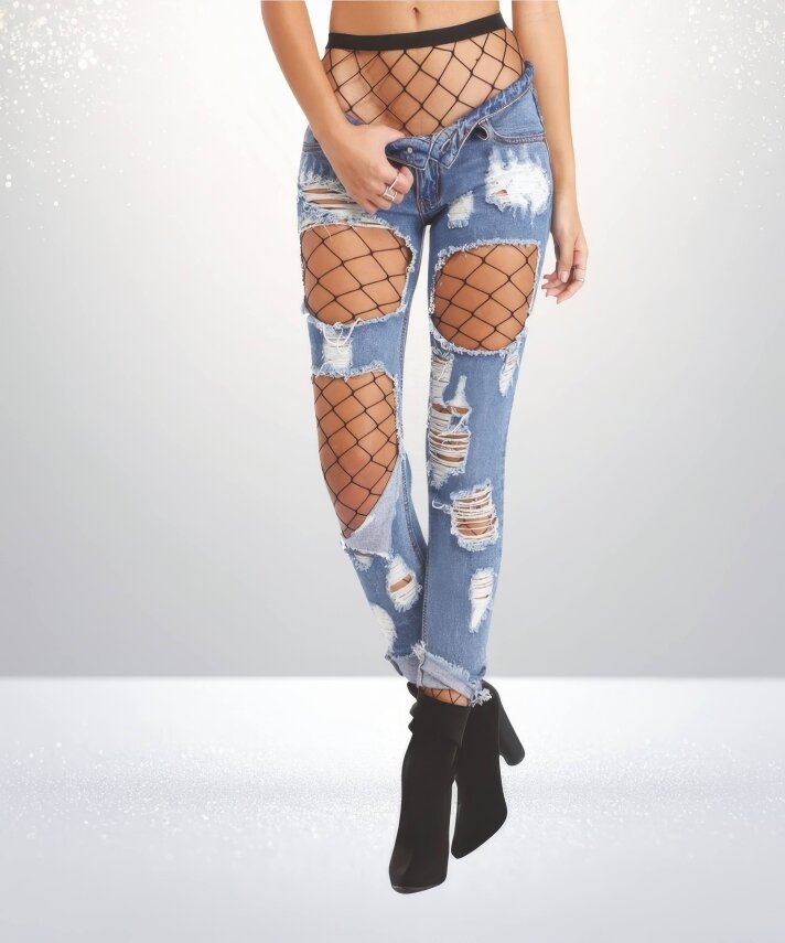 Fiona Beli File Külotlu Çorap - 2