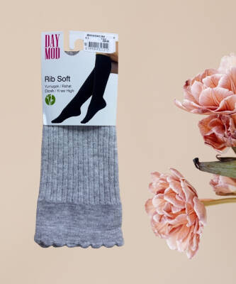 Ribana Kadın Dizaltı Çorap - 5