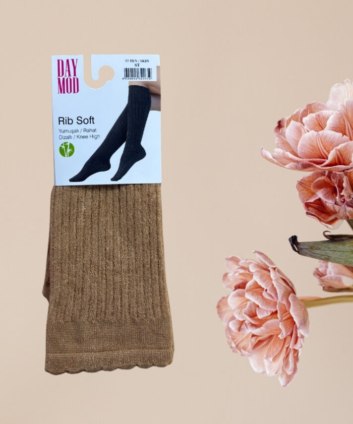 Ribana Kadın Dizaltı Çorap - 7