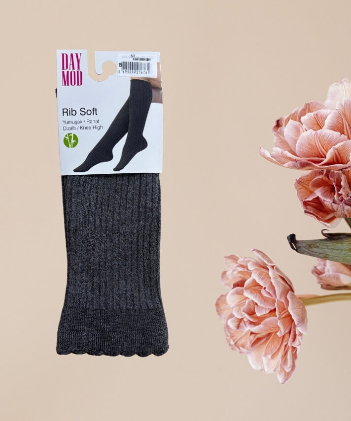 Ribana Kadın Dizaltı Çorap - 9