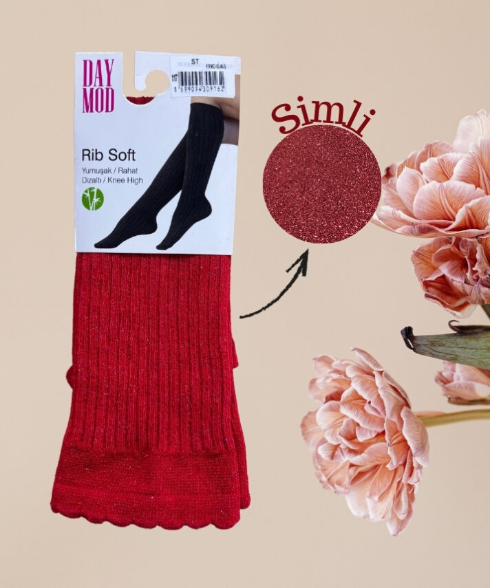 Ribana Kadın Dizaltı Çorap - 12