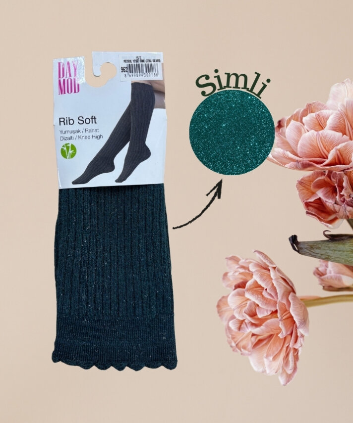 Ribana Kadın Dizaltı Çorap - 13