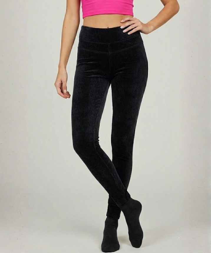 Kadife Fitilli Termal Tayt - 3