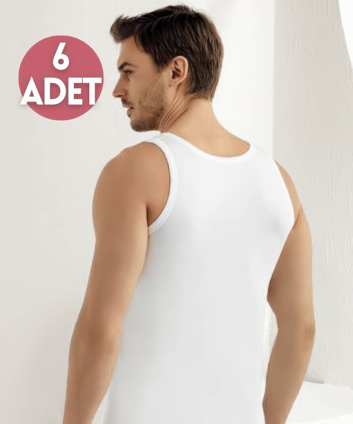 6'lı Paket Penye Atlet - 2