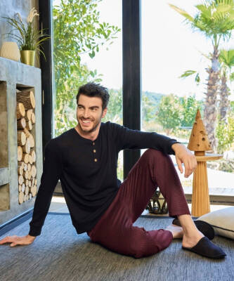 Waffle Patlı Erkek Pijama Takımı - 2