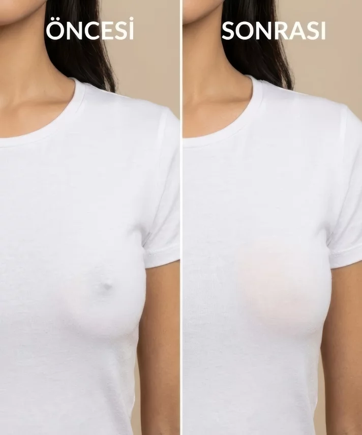 Yapışkanlı Silikon Göğüs Ucu İz Yapmaz - 2