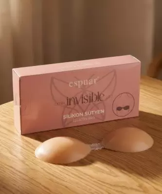 Yapışkanlı Silikon Sütyen - 3