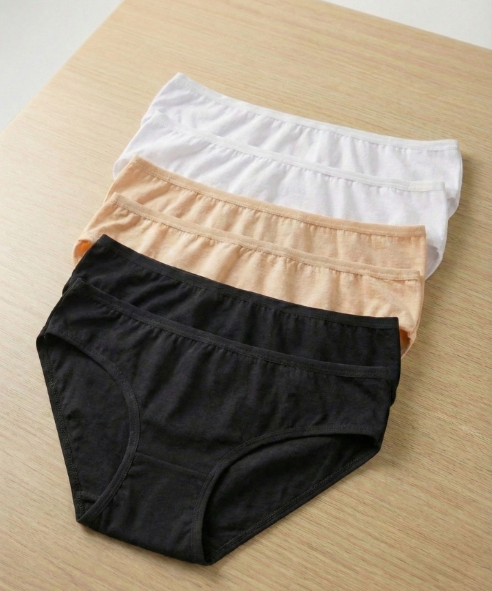 6'lı Paket Büyük Beden Pamuklu Bato Külot
