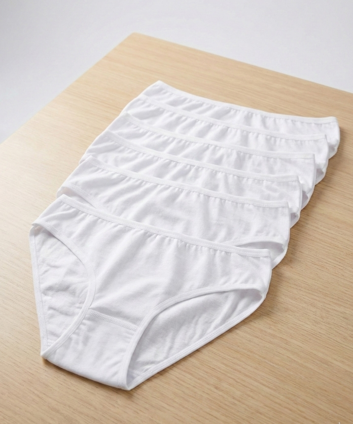 6'lı Paket Büyük Beden Pamuklu Bato Külot - 5