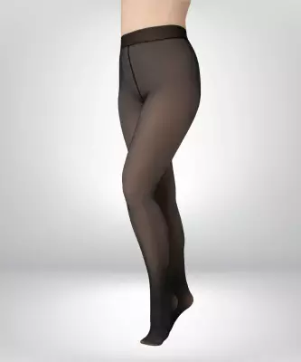 Ten Görünümlü Peluş Külotlu Çorap - 2