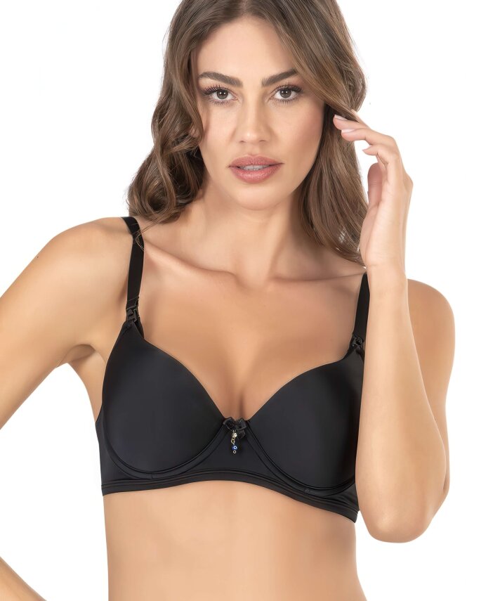 Kaplı Balenli Emzirme Sütyeni - 1