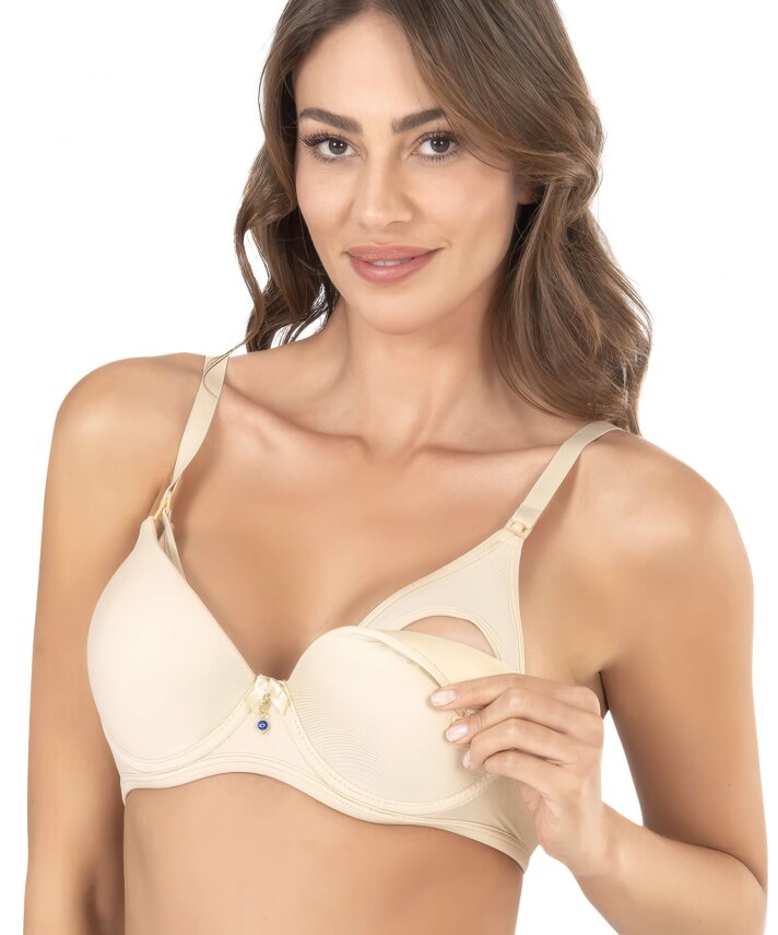 Kaplı Balenli Emzirme Sütyeni - 4