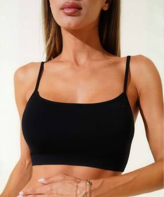 İp Askılı Dikişsiz Büstiyer - 4