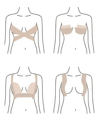 Şeffaf Göğüs Bandı 5cm - 2