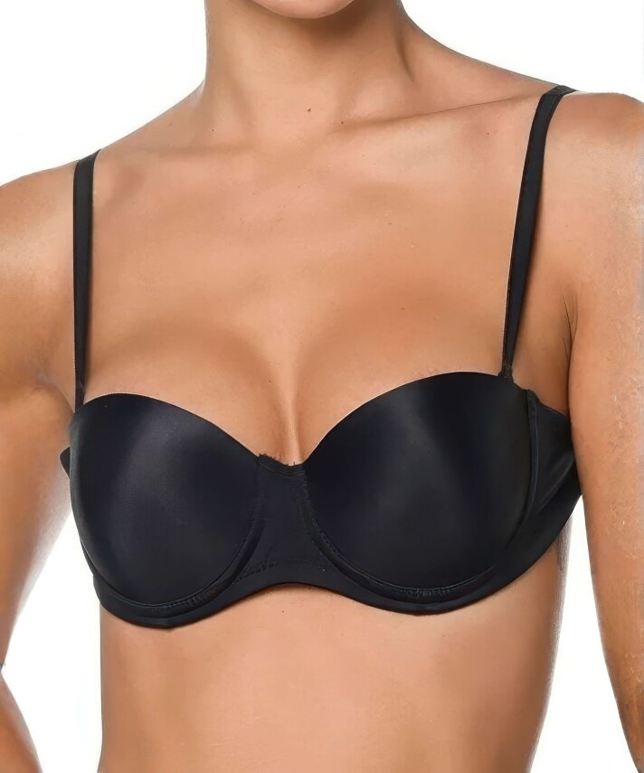 Sırt Kısmı Şeffaf Dolgusuz Straplez Sütyen - 3