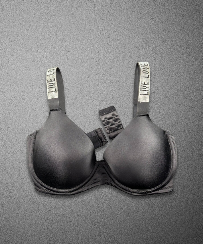 Boş Cup Desteksiz Dolgusuz Işıltılı Askılı Sütyen - 2