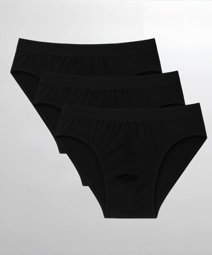 3'lü Paket Bambu Kemerli Slip Erkek Külot - 2