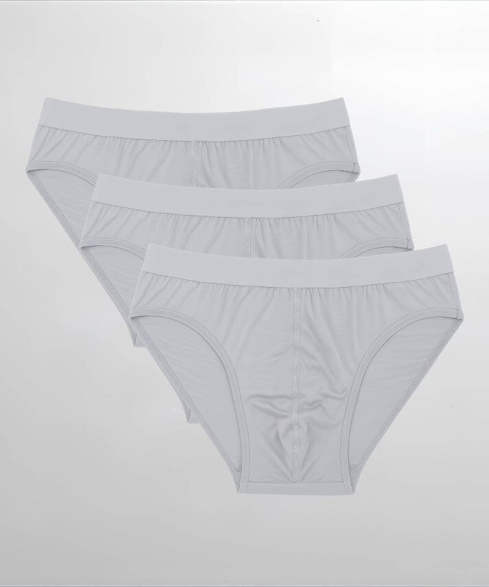 3'lü Paket Bambu Kemerli Slip Erkek Külot - 4