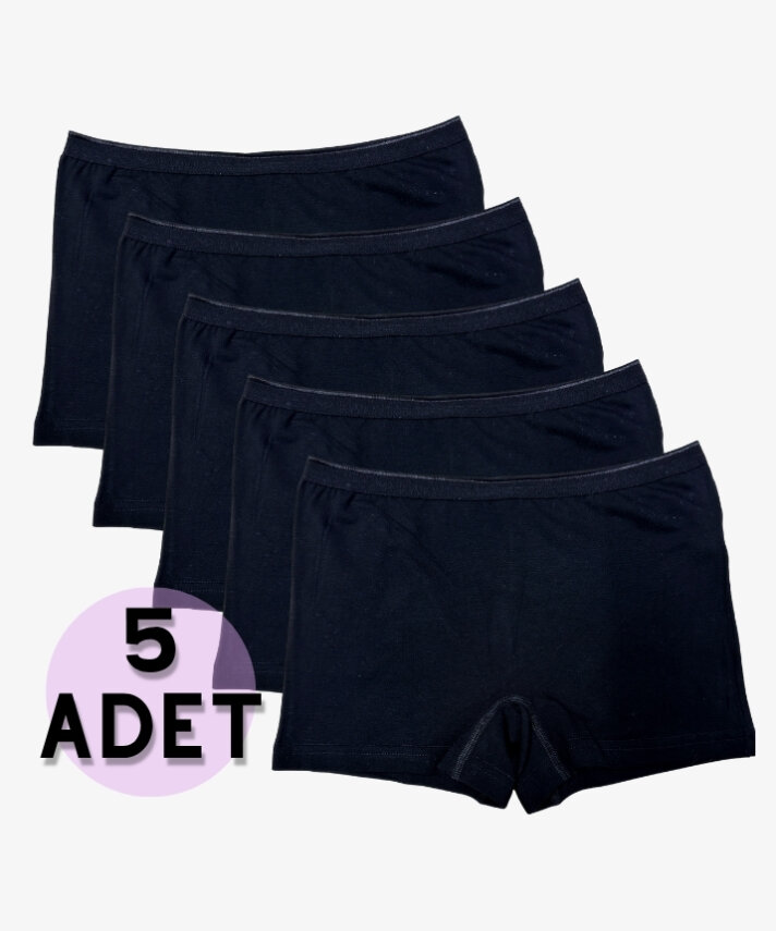 5'li Paket Bambu Kadin Boxer - 4