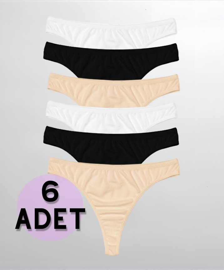 6'lı Paket Bambu Tanga - 1