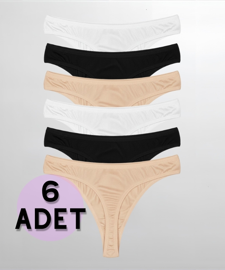 6'lı Paket Bambu Tanga - 2