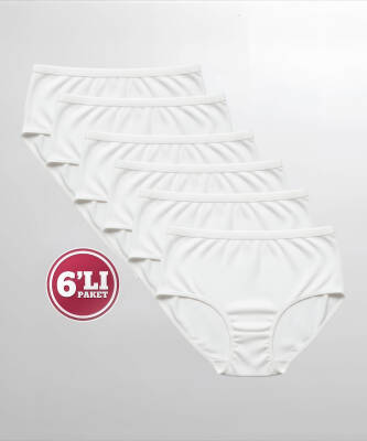 Özten 6'lı Paket Çizgili Bato Külot - 3