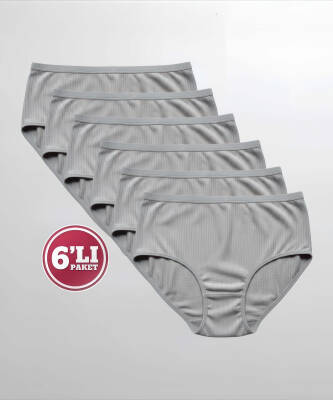 Özten 6'lı Paket Çizgili Bato Külot - 8