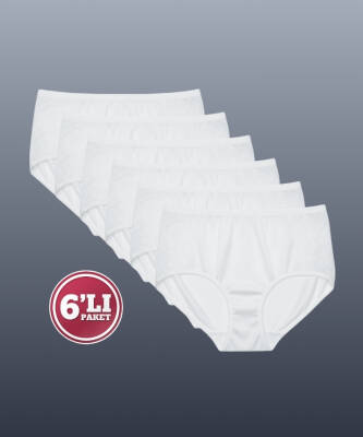 6'lı Paket Dantelli Bato Külot - 5