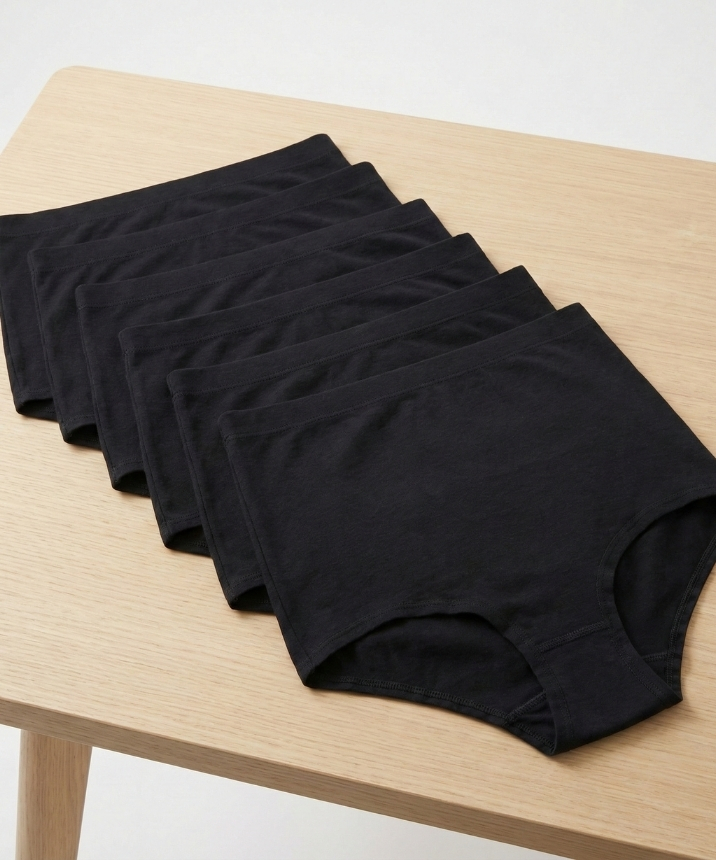 6'lı Paket Modal Yüksek Bel Toparlayıcı Bato Külot - 7