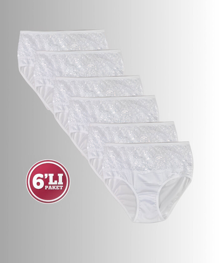 6'lı Paket Dantelli Toparlayıcı Bato - 2