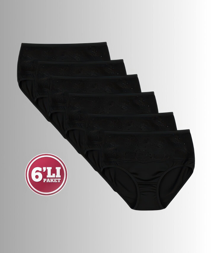 6'lı Paket Dantelli Toparlayıcı Bato - 3