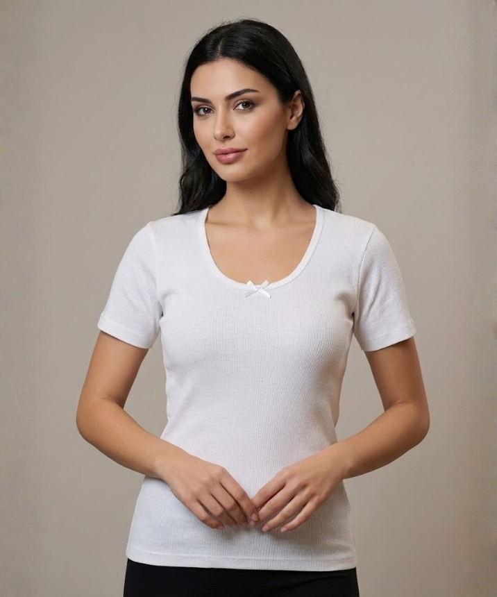 Kaşkorse Kadın Yarım Kol Atlet - 1