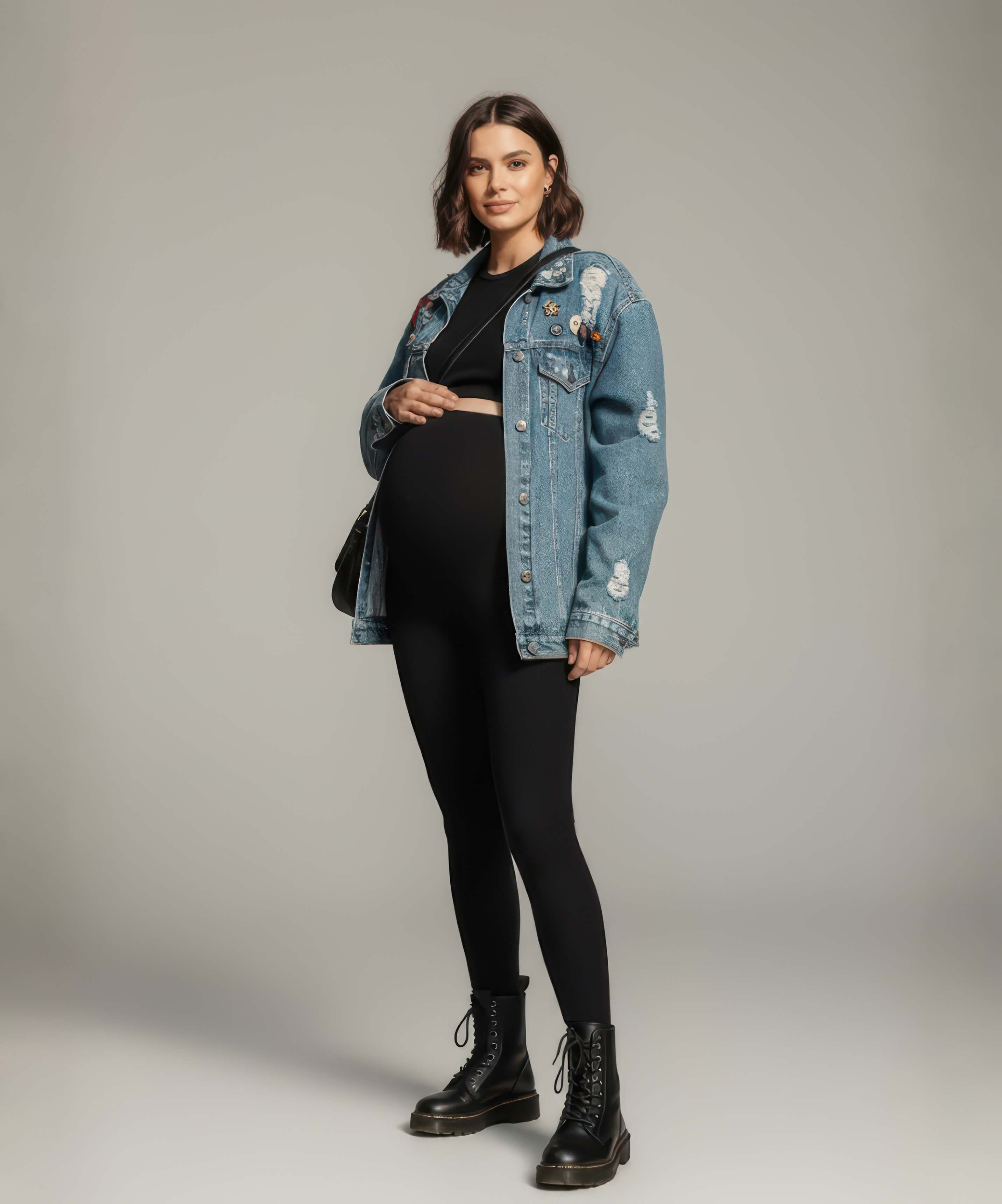 90 Den Hamile Külotlu Çorap - 1