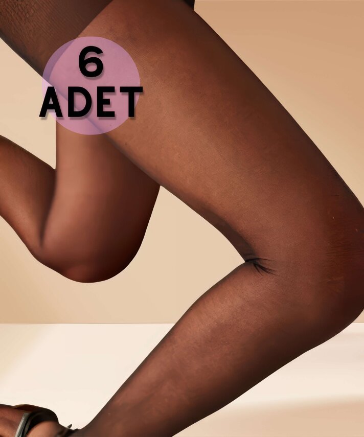 Fit 15 6'lı Paket Külotlu Çorap - 3