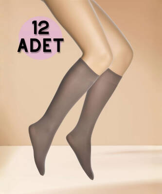 Mikro 40 12'li Paket Dizaltı Çorap - 2