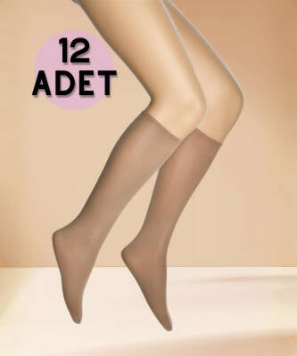 Mikro 40 12'li Paket Dizaltı Çorap - 3