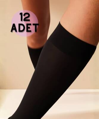 Mikro 40 12'li Paket Dizaltı Çorap - 4